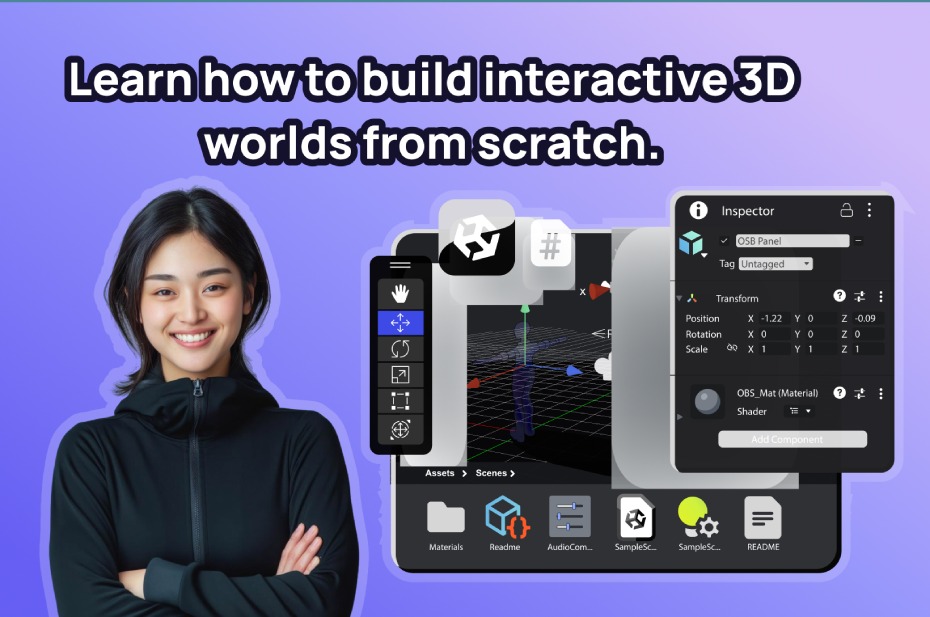 Learn how to build interactive 3D worlds from scratch. - Grupo Bonding